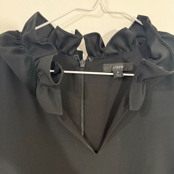 J. Crew Ruffle Neck Shift Dress - Picture 5 of 6
